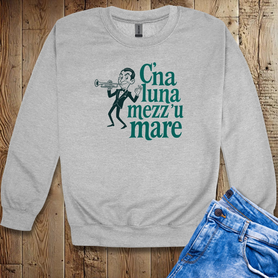 Louis Prima C'è La Luna Mezzo Mare Crew Neck Sweatshirt
