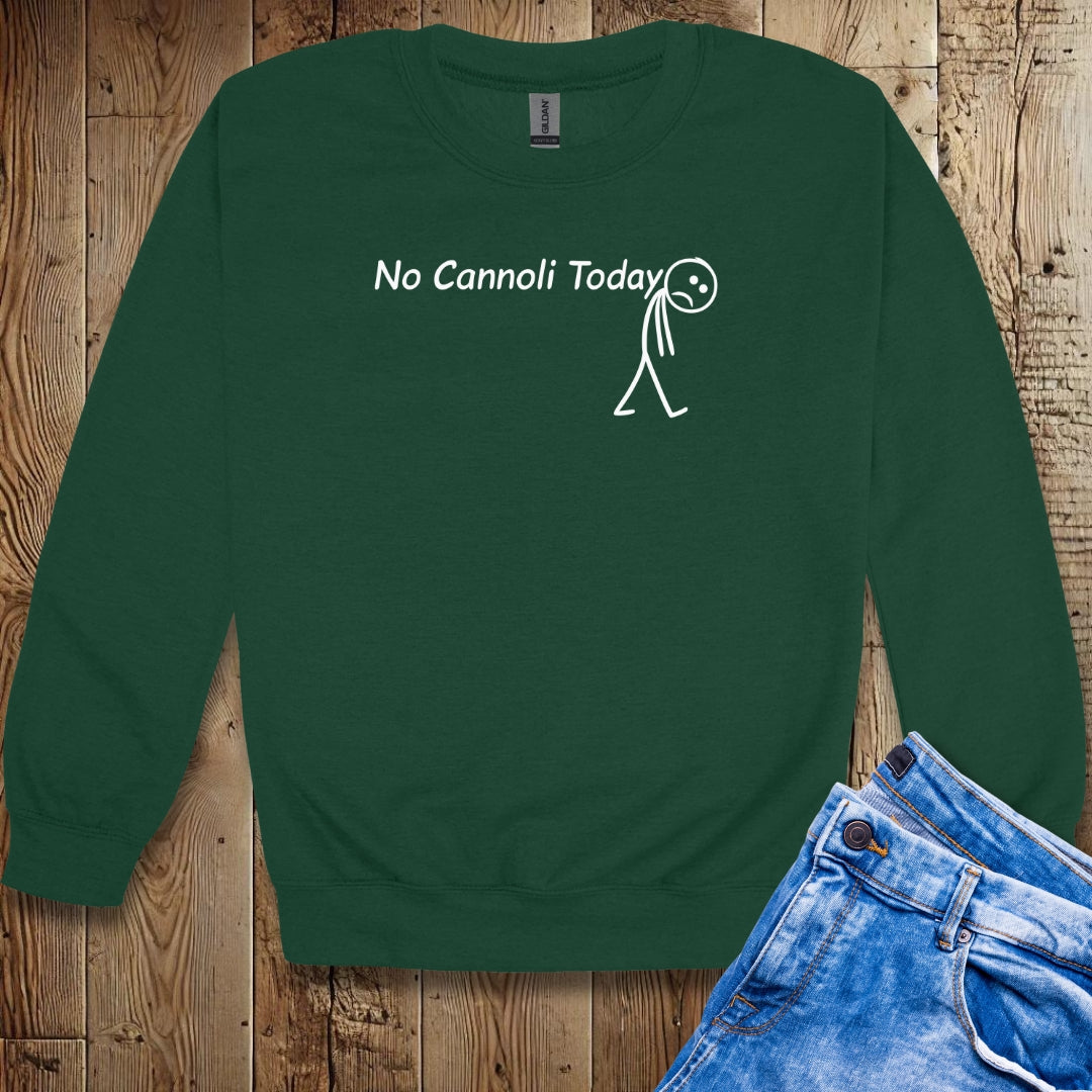 No Cannoli Today Unisex Crewneck Sweatshirt