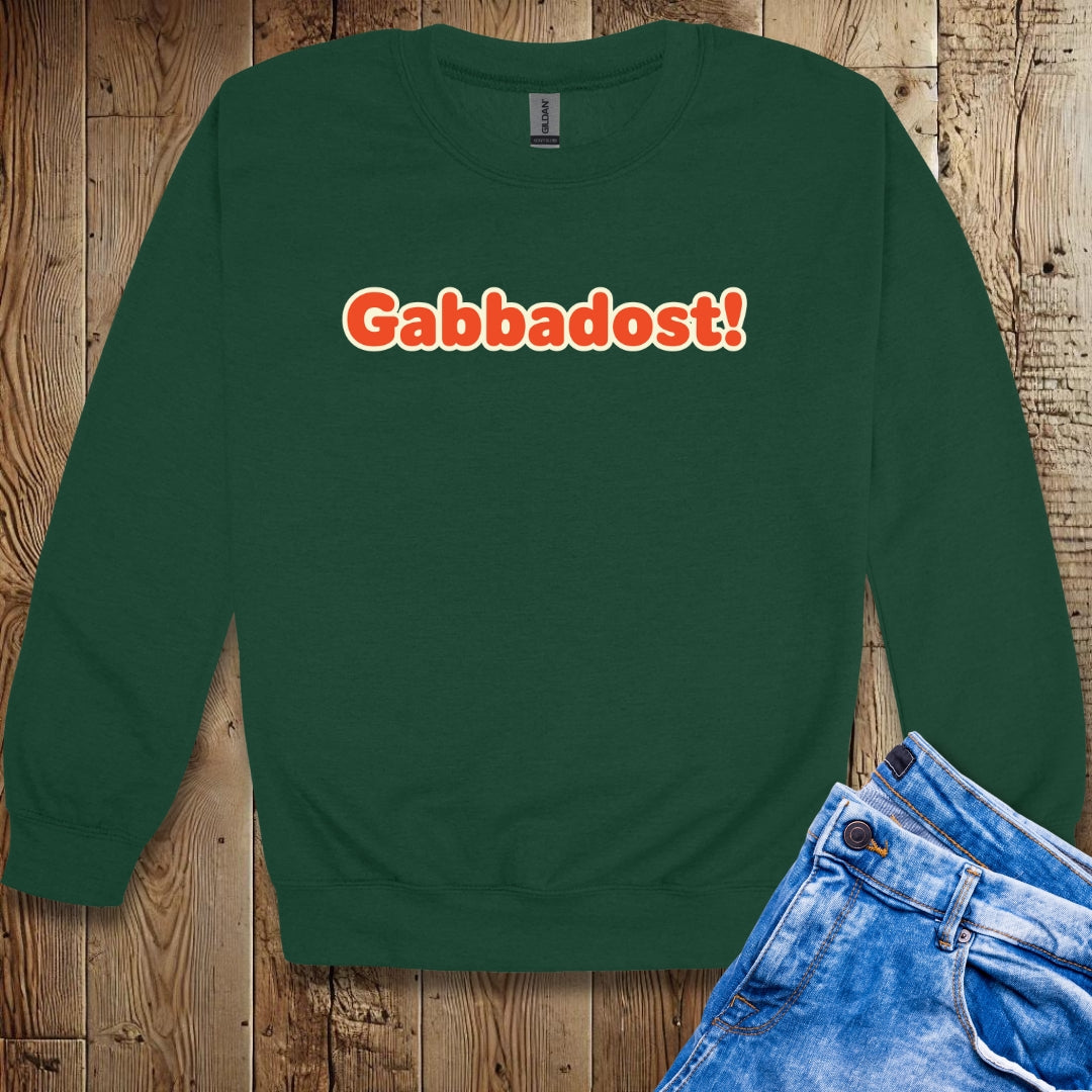 Gabbadost Testa Dura Hard Head Sicilian Unisex Crewneck Sweatshirt