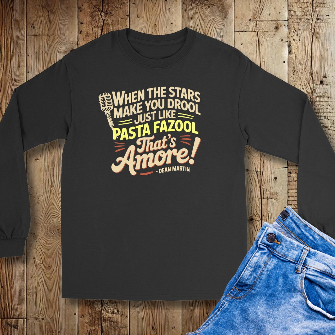 Pasta Fazool Dean Martin Unisex Long Sleeve Tee