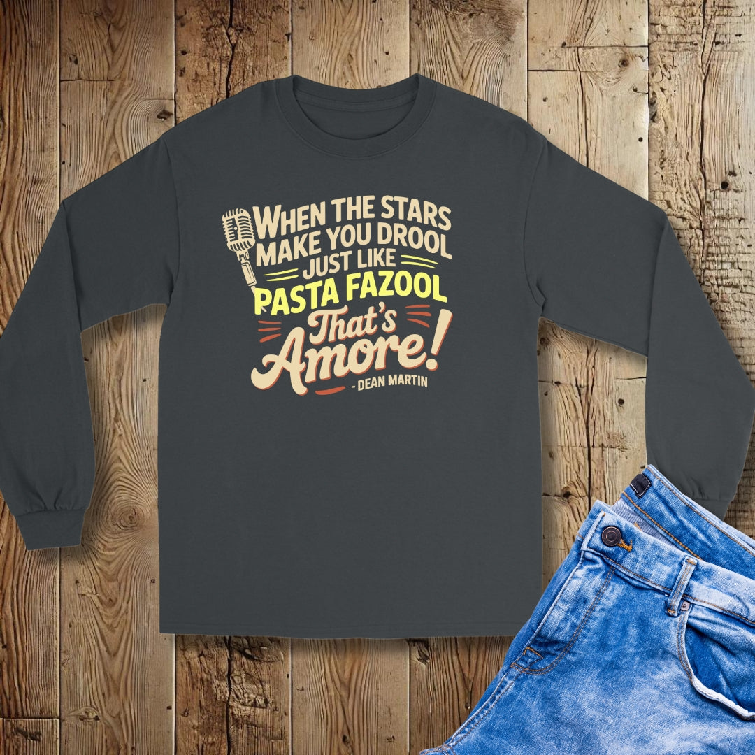 Pasta Fazool Dean Martin Unisex Long Sleeve Tee