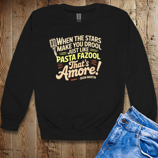 Pasta Fazool Dean Martin Unisex Crewneck Sweatshirt