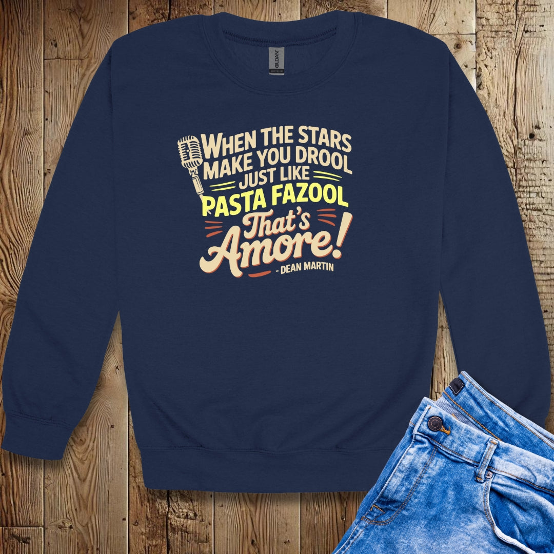 Pasta Fazool Dean Martin Unisex Crewneck Sweatshirt