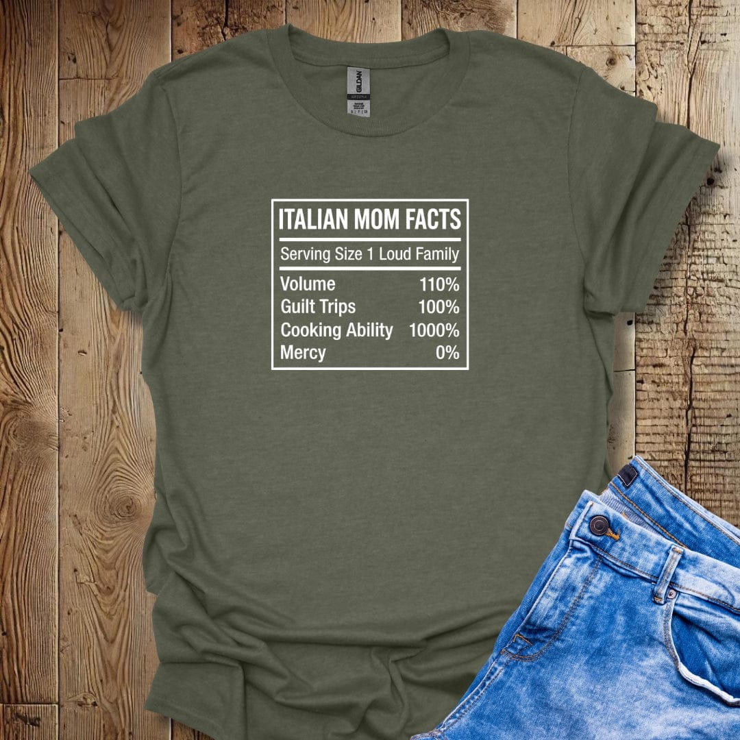 Italian Mom Facts Lightweight Unisex T-shirt