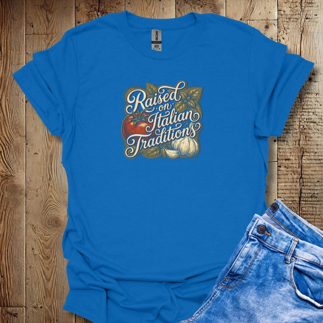 Raised on Italian Traditions Lightweight Unisex T-shirt