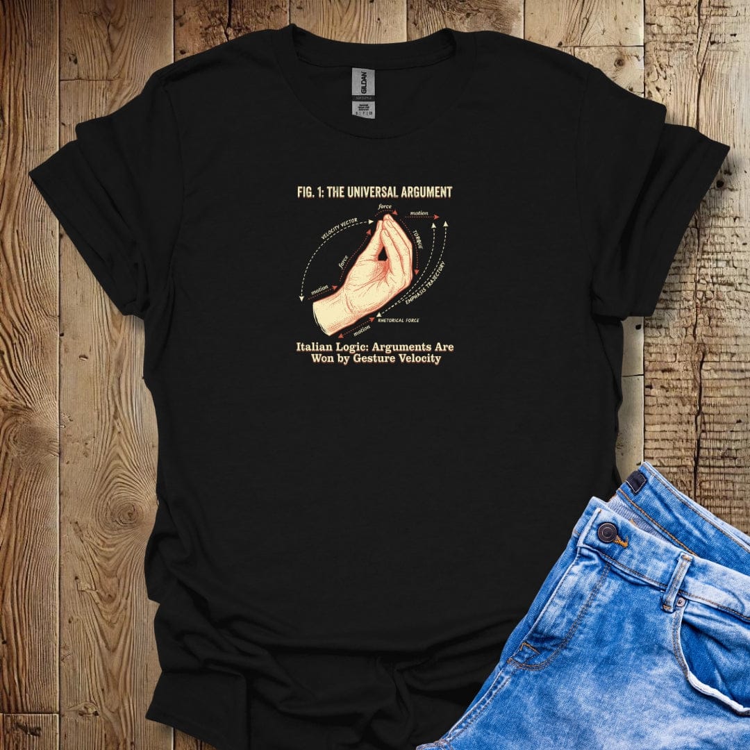 Win Italian Argument Hand Gesture Lightweight Unisex T-shirt