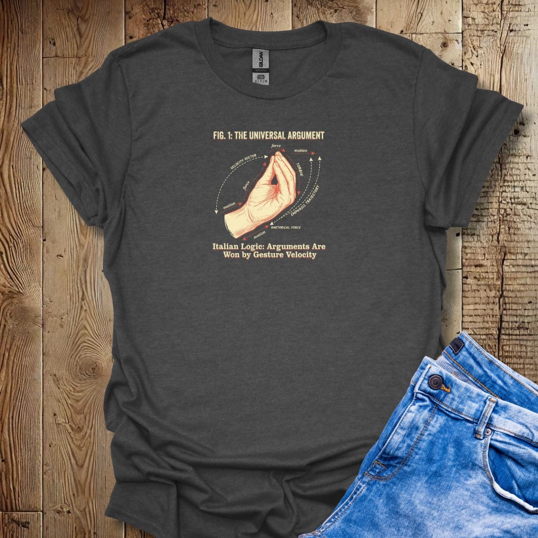 Win Italian Argument Hand Gesture Lightweight Unisex T-shirt