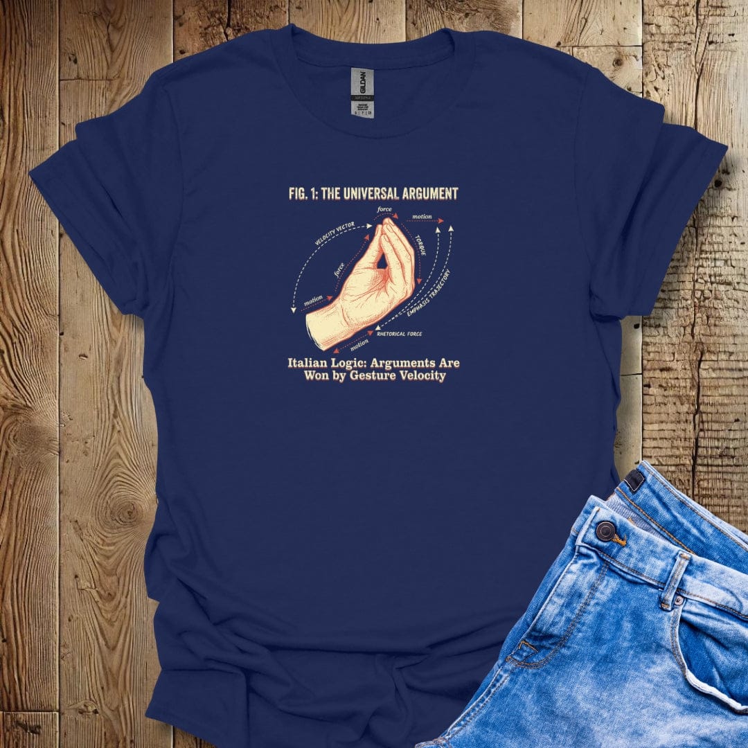 Win Italian Argument Hand Gesture Lightweight Unisex T-shirt