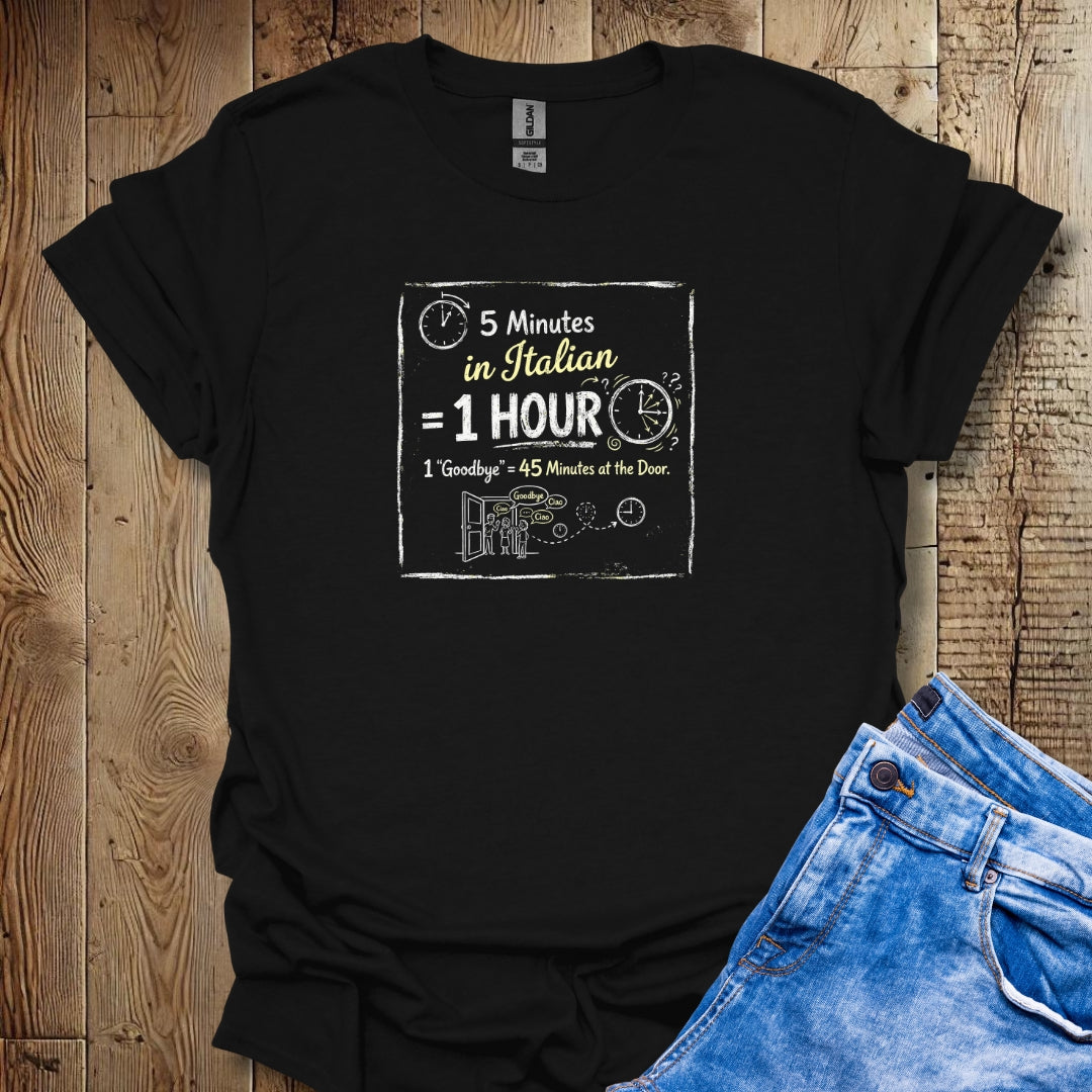 5 Minutes in Italian Goodbyes Lightweight Unisex T-shirt