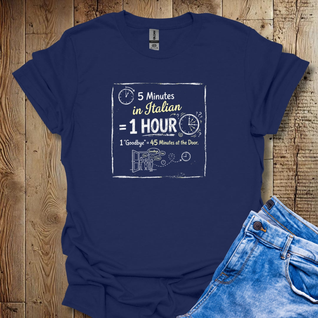 5 Minutes in Italian Goodbyes Lightweight Unisex T-shirt