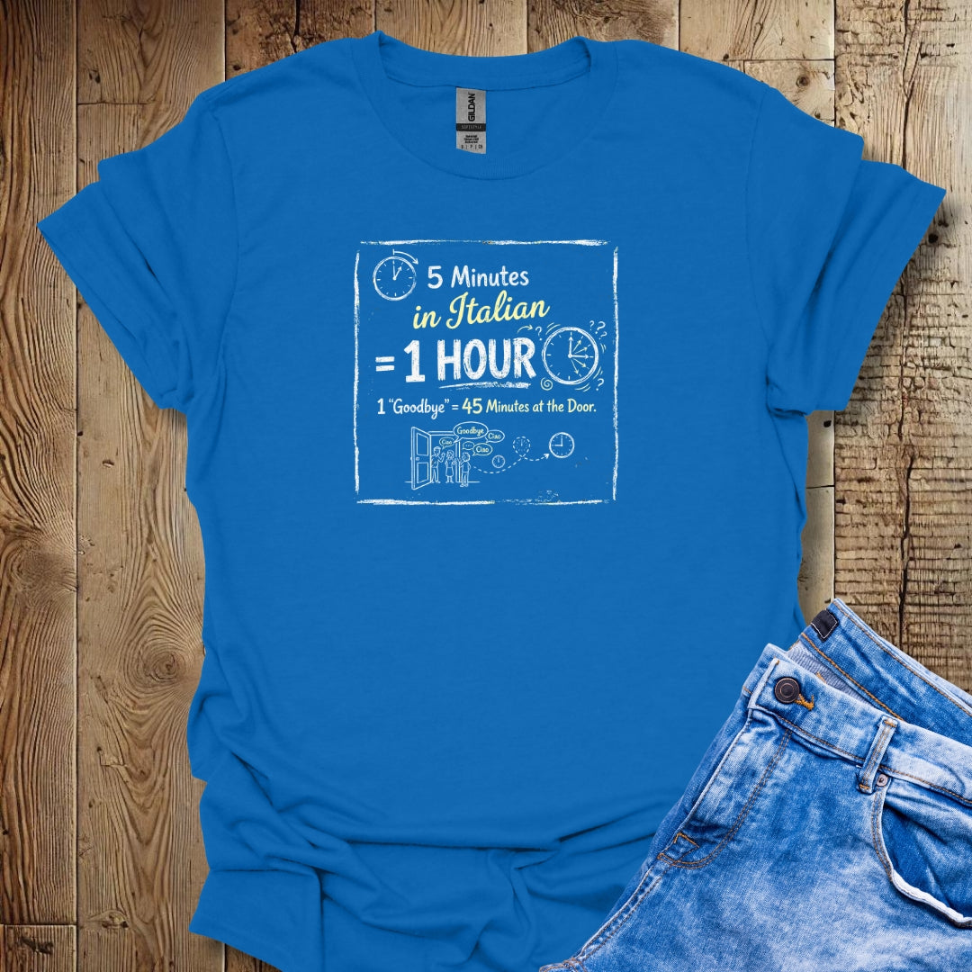 5 Minutes in Italian Goodbyes Lightweight Unisex T-shirt