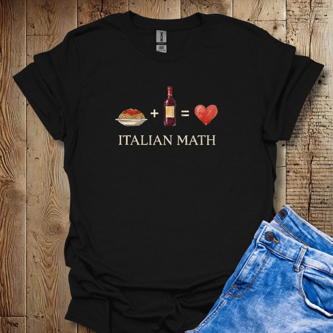 Italian Math Pasta Wine Lightweight Unisex T-shirt