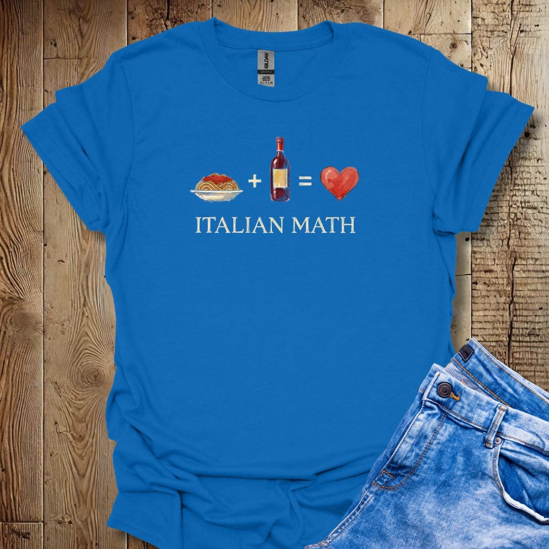 Italian Math Pasta Wine Lightweight Unisex T-shirt