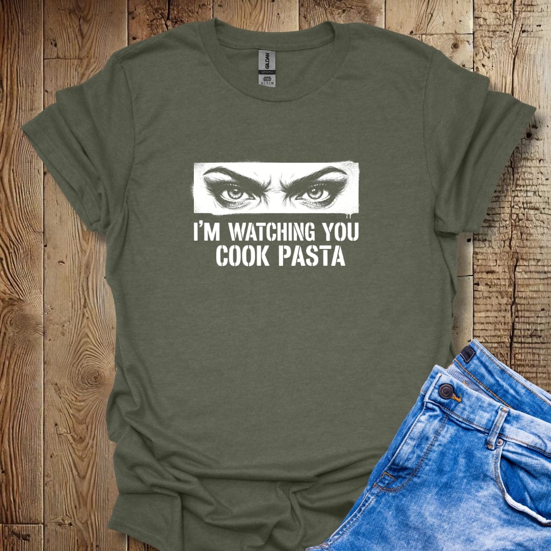 I'm Watching You Cook Pasta Lightweight Unisex T-shirt