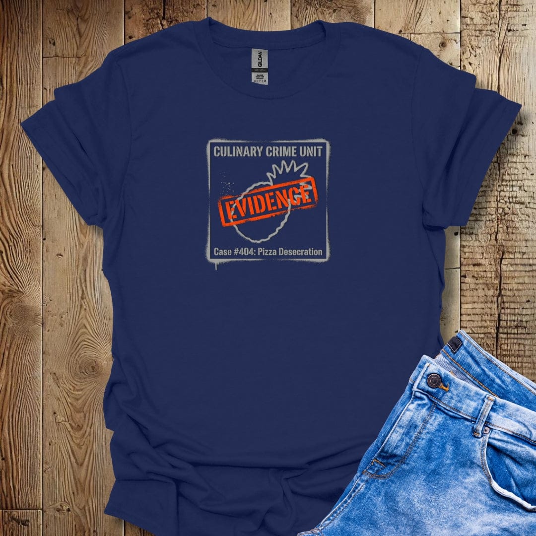 Pineapple on Pizza Crime Lightweight Unisex T-shirt