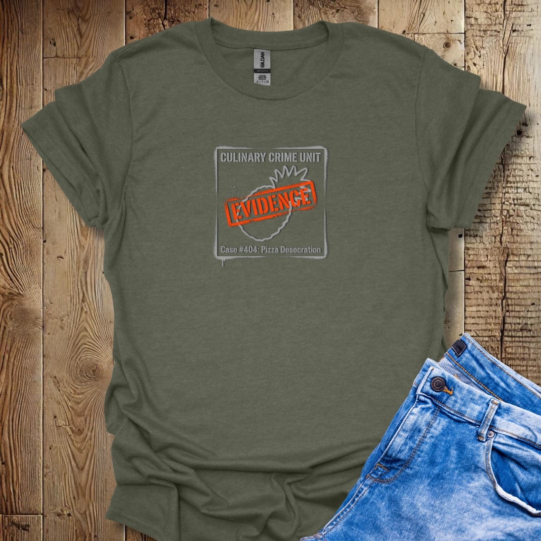 Pineapple on Pizza Crime Lightweight Unisex T-shirt