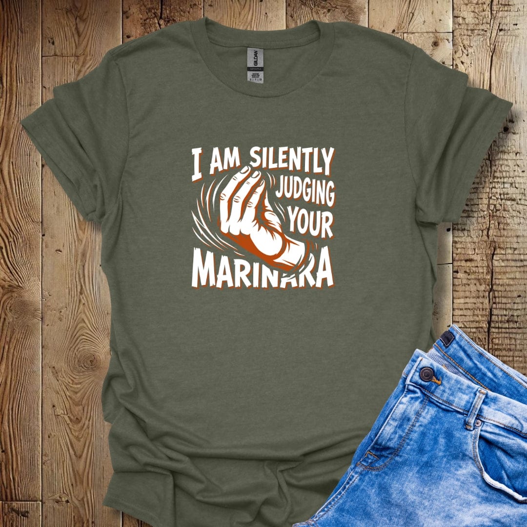 Silently Judging Marinara Lightweight Unisex T-shirt