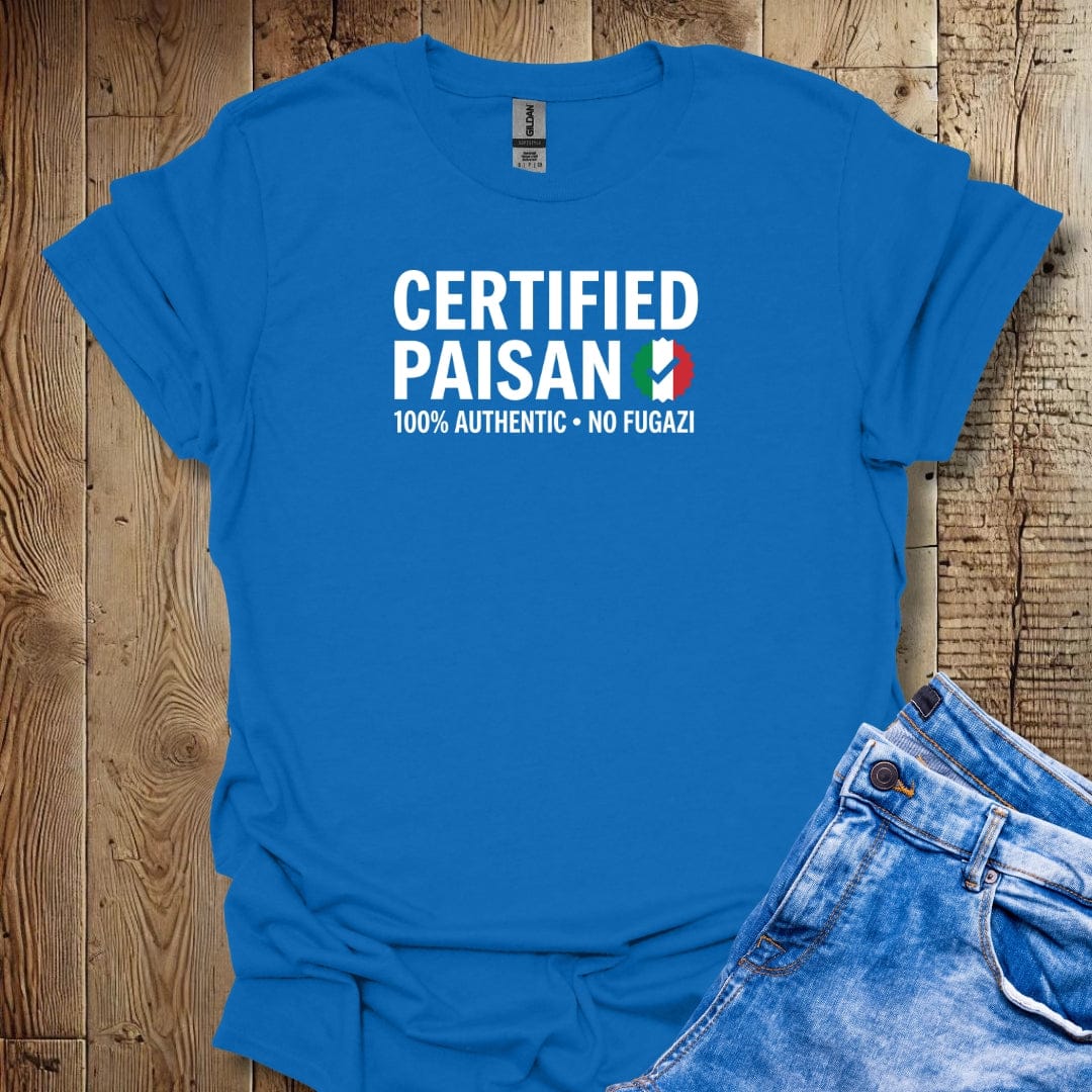 Certified Paisan No Fugazi Lightweight Unisex T-shirt