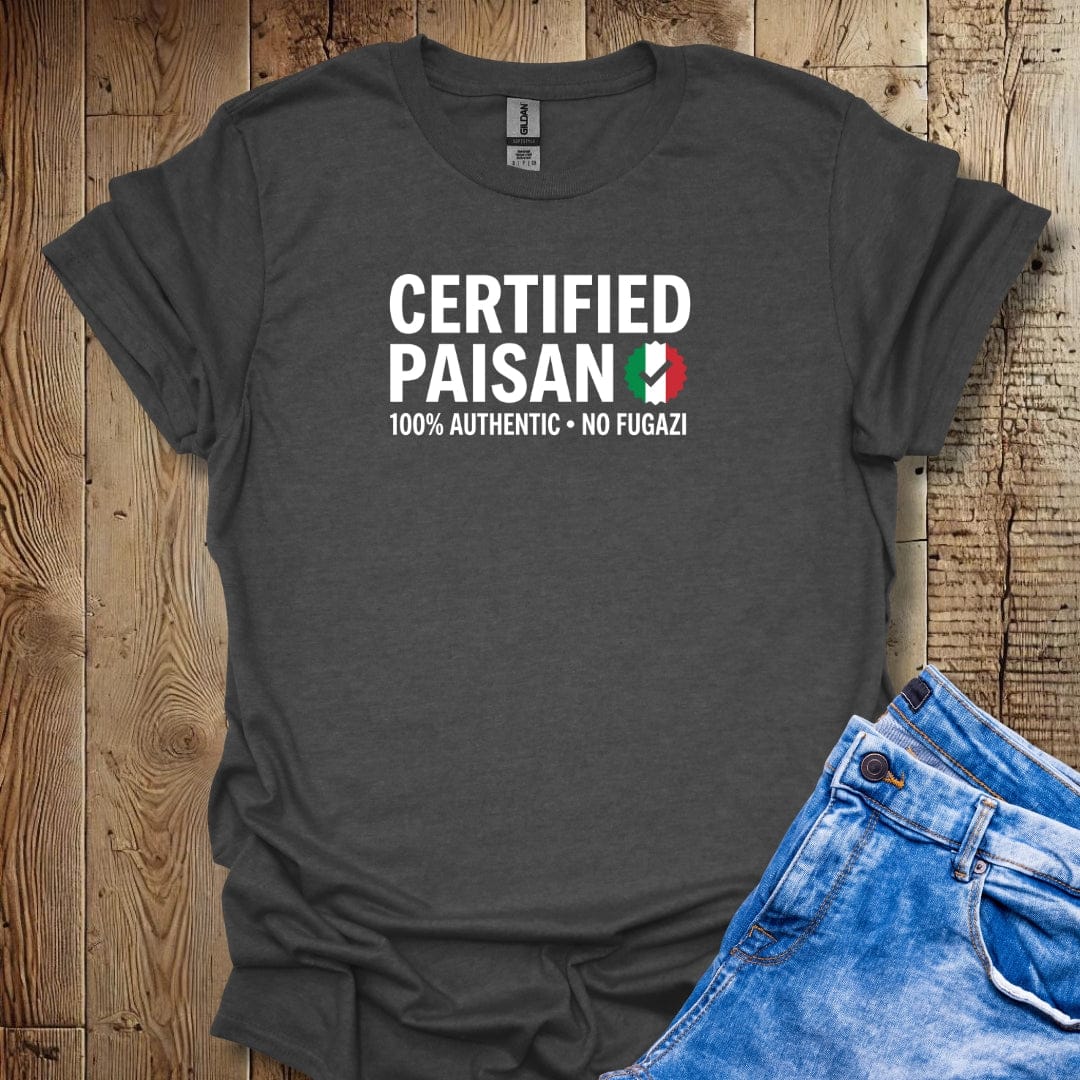 Certified Paisan No Fugazi Lightweight Unisex T-shirt