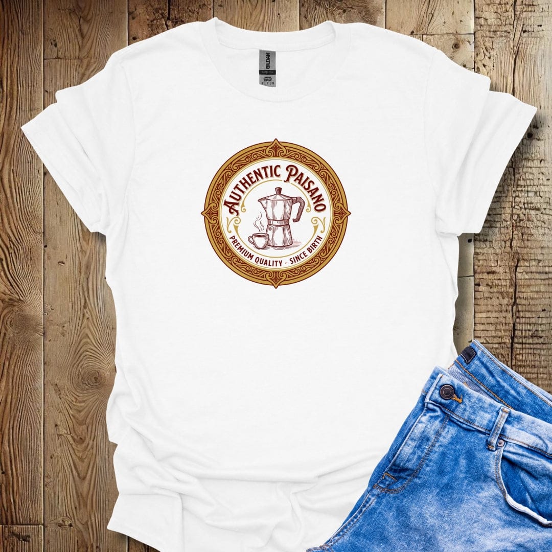 Authentic Paisano Moka Pot Lightweight Unisex T-shirt