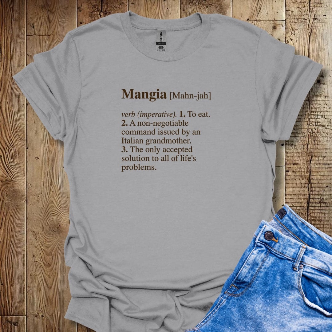 Mangia Definition Lightweight Unisex T-shirt
