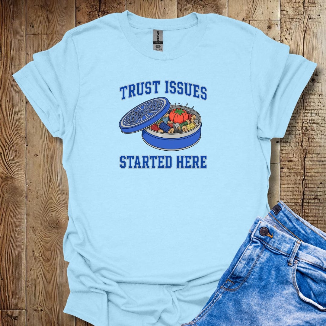 Trust Issues Biscotti Tin Nonna Lightweight Unisex T-shirt