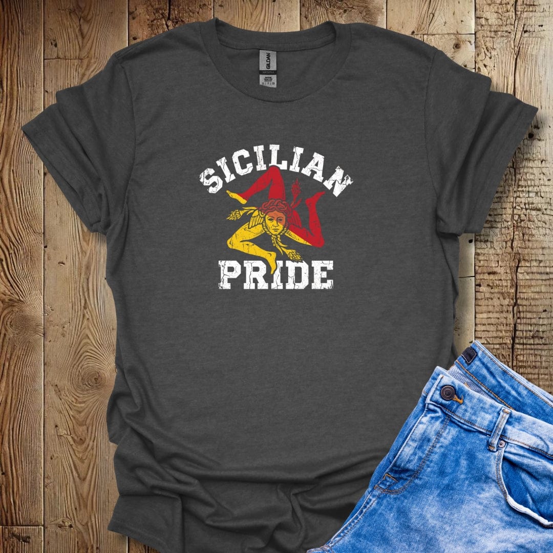 Sicilian Pride Trinacria Lightweight Unisex T-shirt