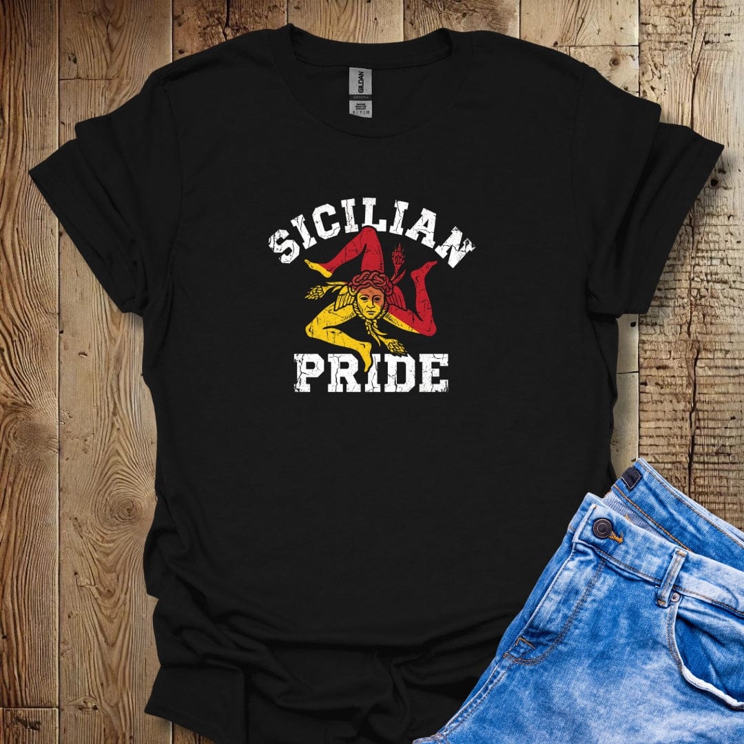 Sicilian Pride Trinacria Lightweight Unisex T-shirt