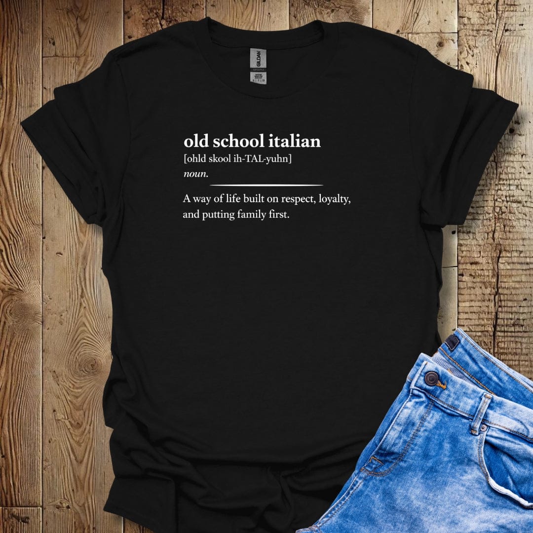 Old School Italian Definition Lightweight Unisex T-shirt