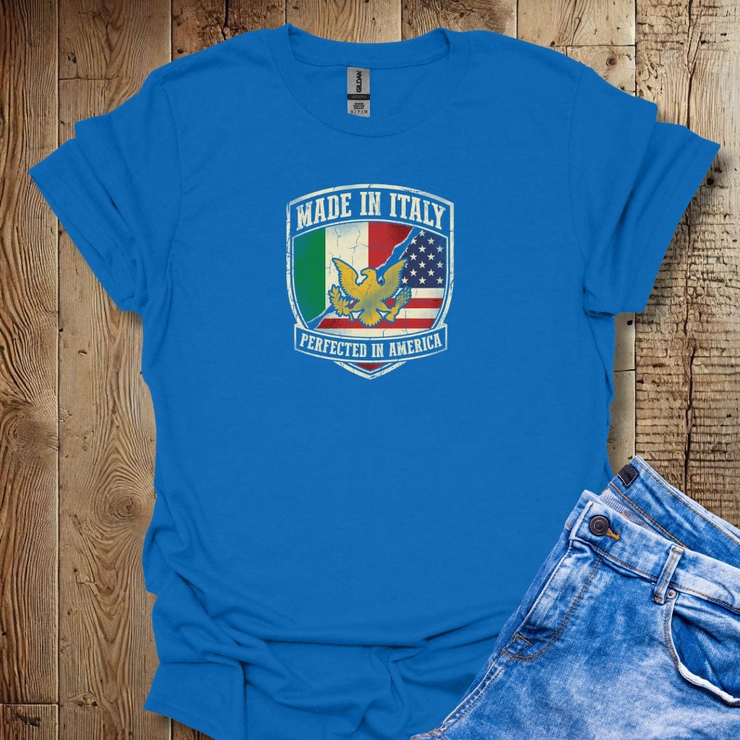 Made in Italy Perfected in America Lightweight Unisex T-shirt