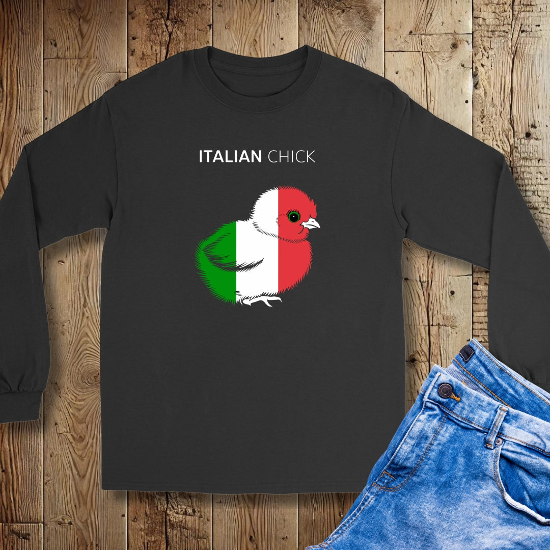Italian Chick Unisex Long Sleeve Tee