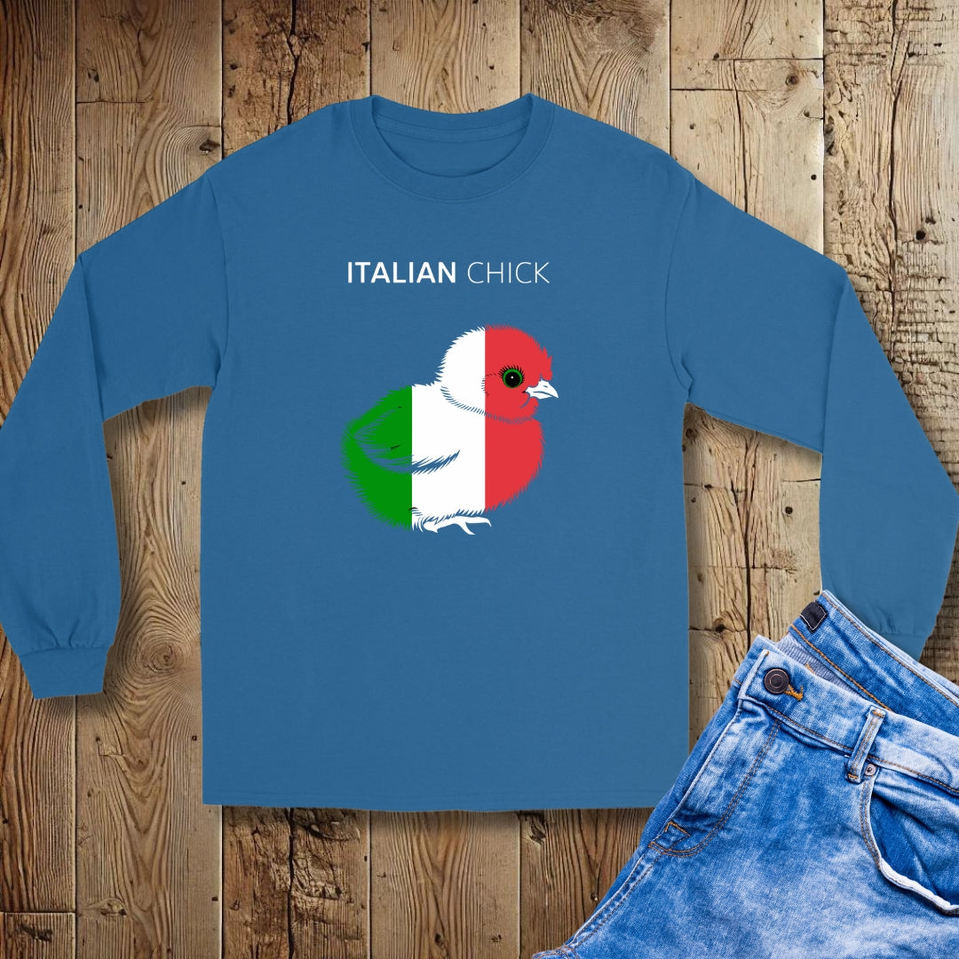 Italian Chick Unisex Long Sleeve Tee