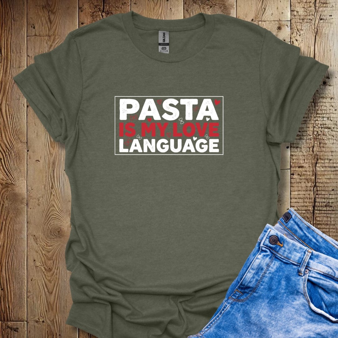 Pasta is My Love Language Lightweight Unisex T-shirt
