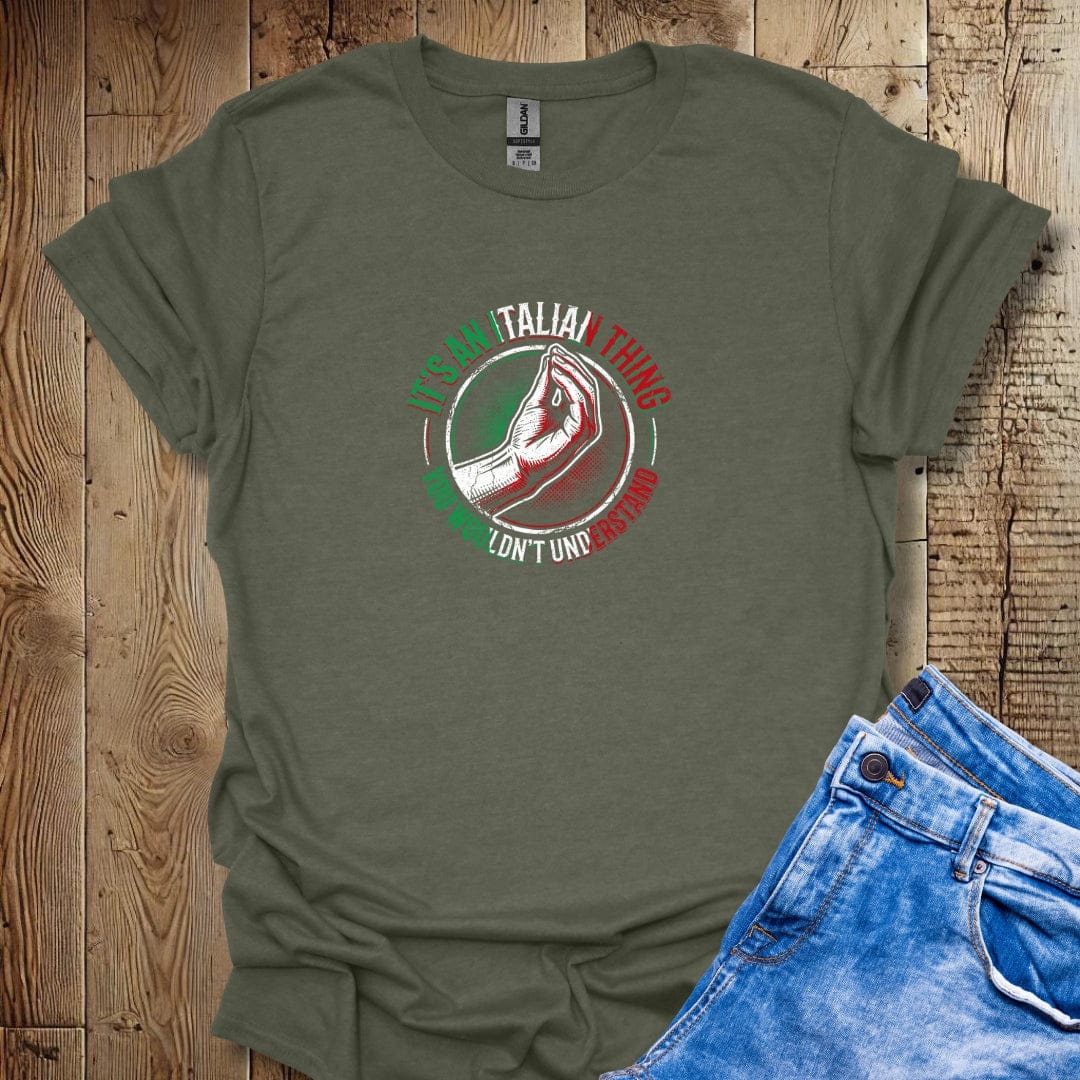 It's an Italian Thing Hand Gesture Lightweight Unisex T-shirt