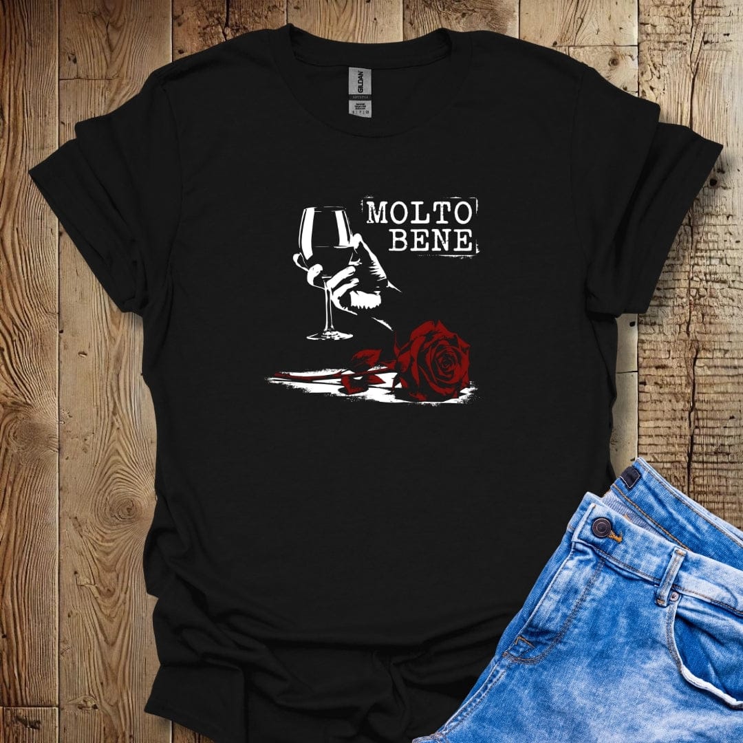 Molto Bene Rose Glass Lightweight Unisex T-shirt