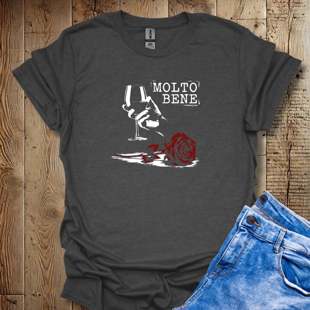 Molto Bene Rose Glass Lightweight Unisex T-shirt