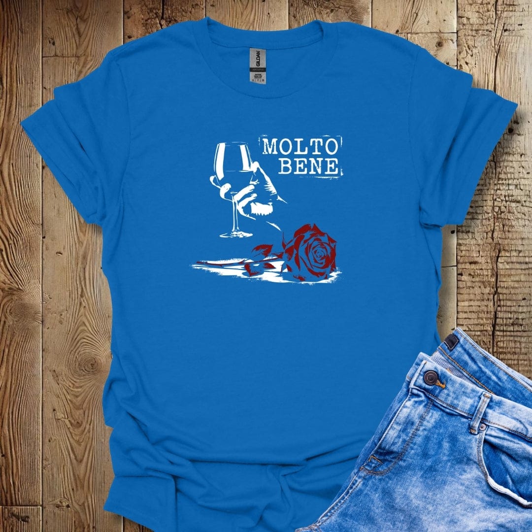Molto Bene Rose Glass Lightweight Unisex T-shirt