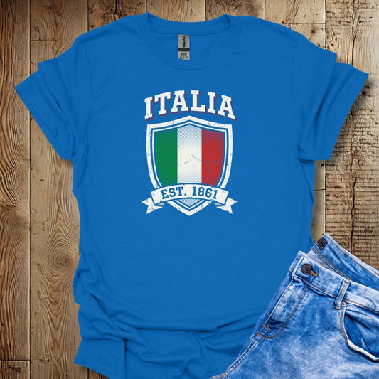 Italia Est. 1861 Badge Lightweight Unisex T-shirt