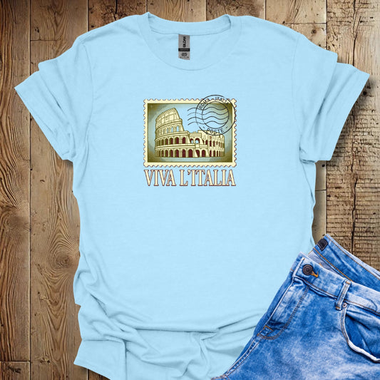 Viva L'Italia Colosseum Lightweight Unisex T-shirt