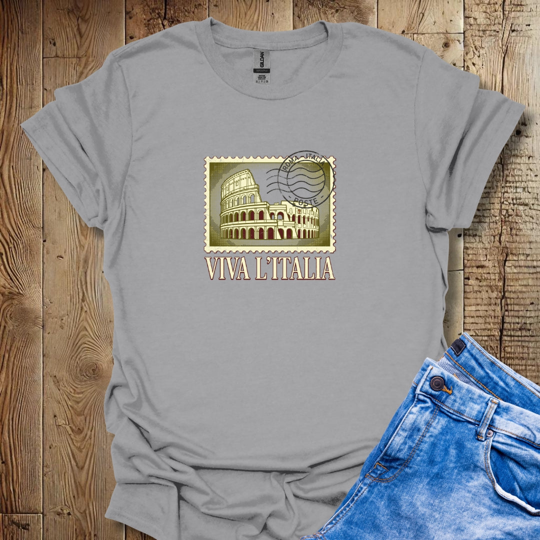 Viva L'Italia Colosseum Lightweight Unisex T-shirt