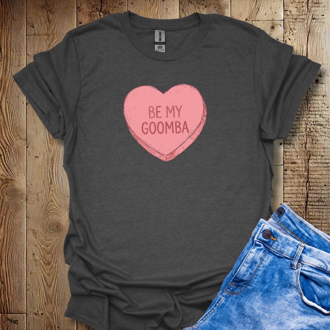 Be My Goombah Candy Heart Valentine's Day Lightweight Unisex T-shirt