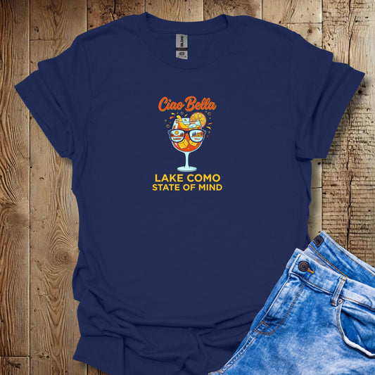 Ciao Bella Lake Como State of Mind Lightweight Unisex T-shirt
