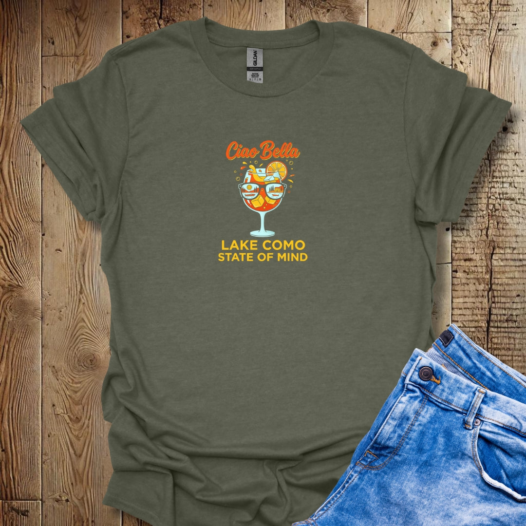 Ciao Bella Lake Como State of Mind Lightweight Unisex T-shirt