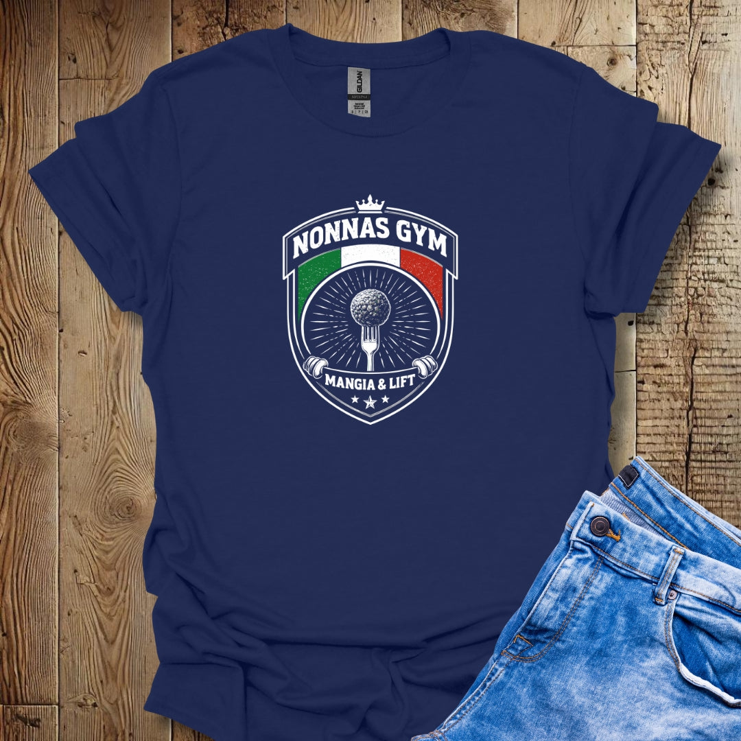 Nonna's Gym Lifting Meatballs Lightweight Unisex T-shirt