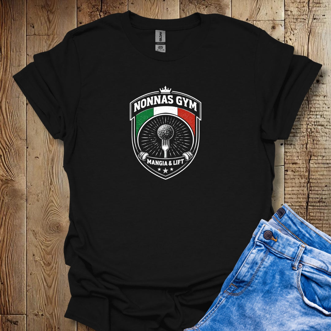 Nonna's Gym Lifting Meatballs Lightweight Unisex T-shirt
