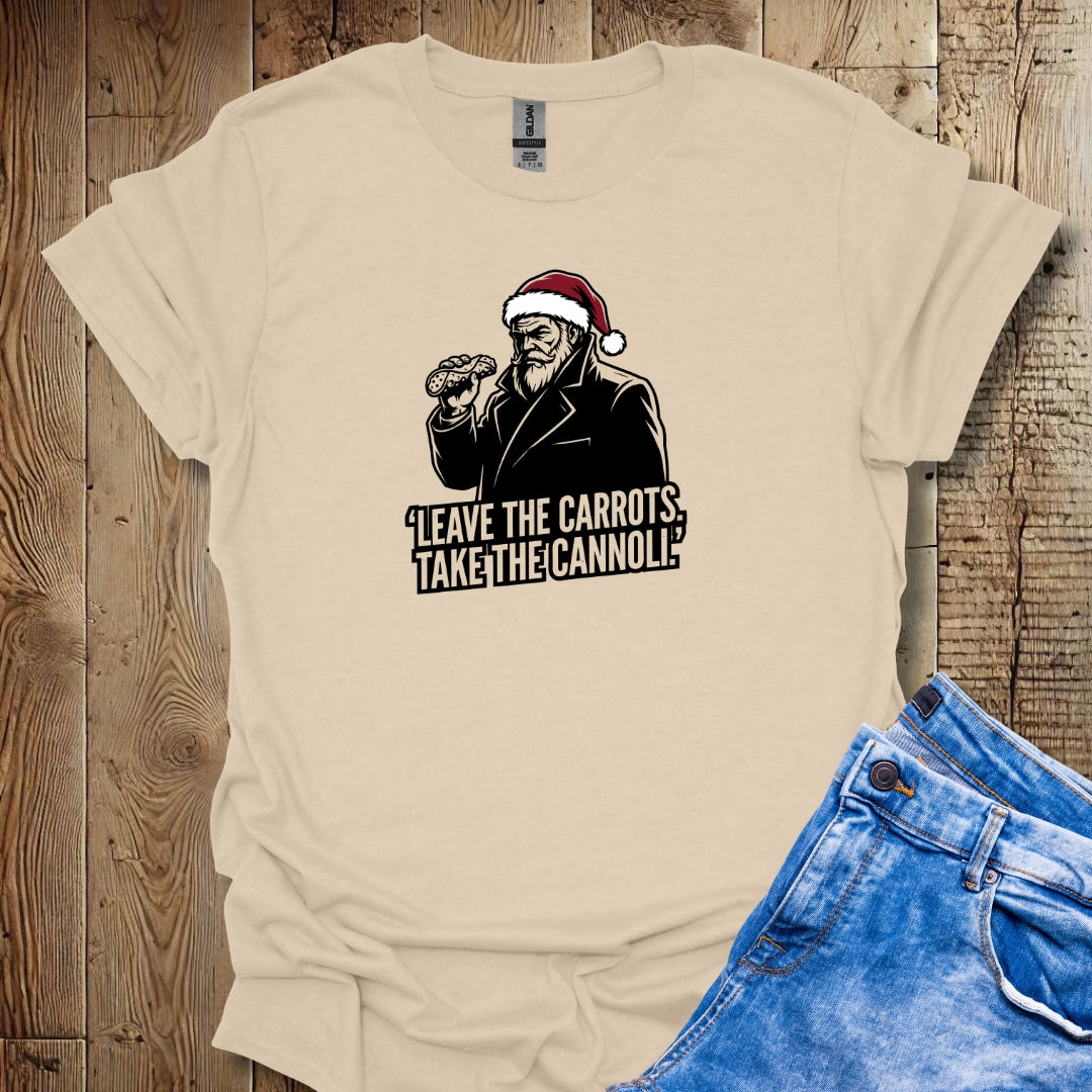 Santa Mafioso Take the Cannoli Lightweight Unisex T-shirt