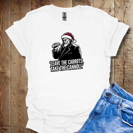 Santa Mafioso Take the Cannoli Lightweight Unisex T-shirt