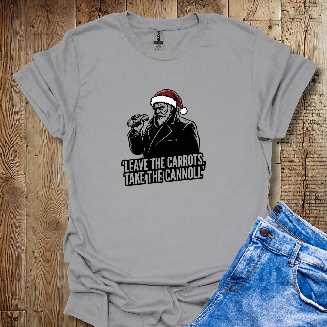 Santa Mafioso Take the Cannoli Lightweight Unisex T-shirt