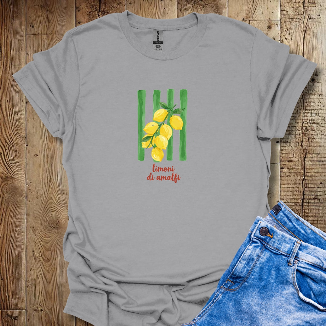 Limoni Amalfi Coast Lemons Lightweight Unisex T-shirt