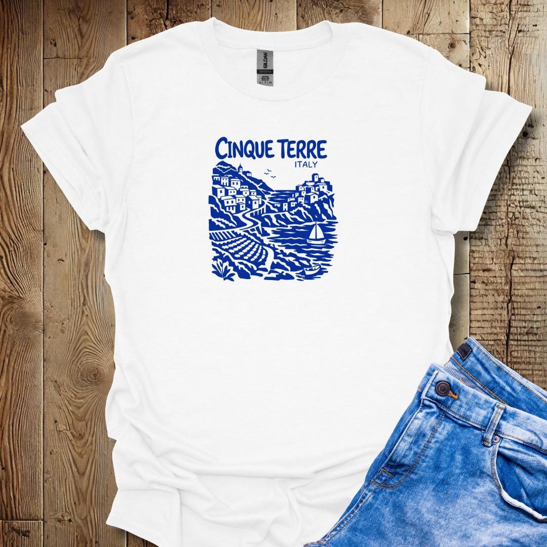 Cinque Terre Italy Lightweight Unisex T-shirt